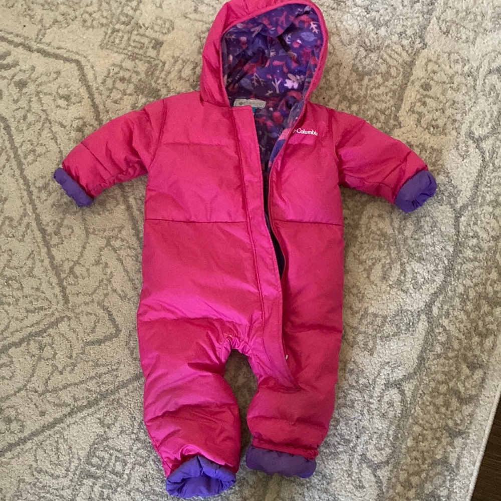 Columbia Snowsuit 18-24 months Hot Pink